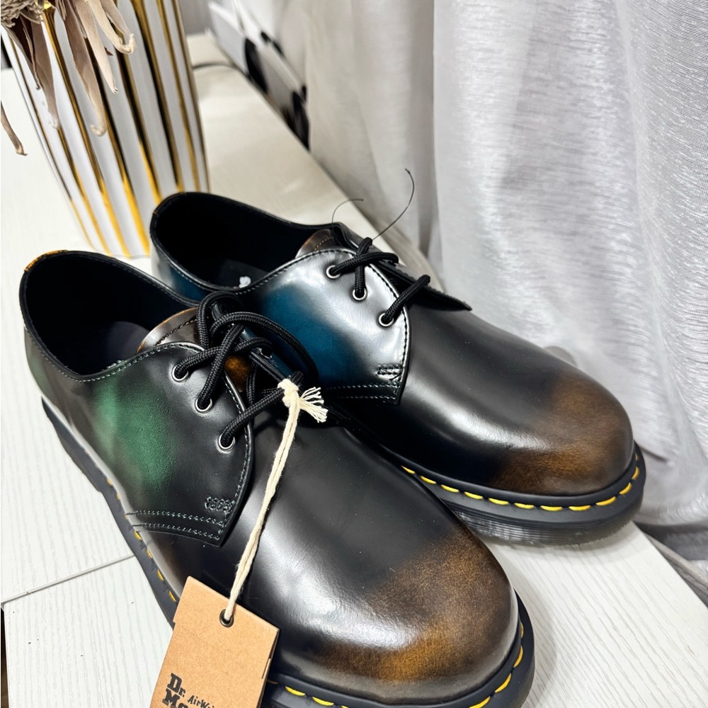 Dr. Martens Black and Brown Oxfords